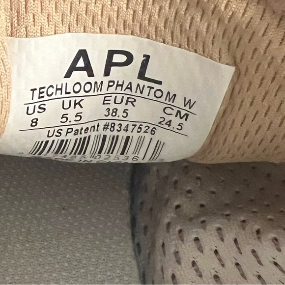APL Techloom Phantom Women's Beige Knit Sneakers - Picture 6 of 6